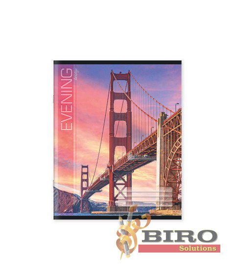 Caiete 36 foi, pătrățele, copertă colorată, 365009